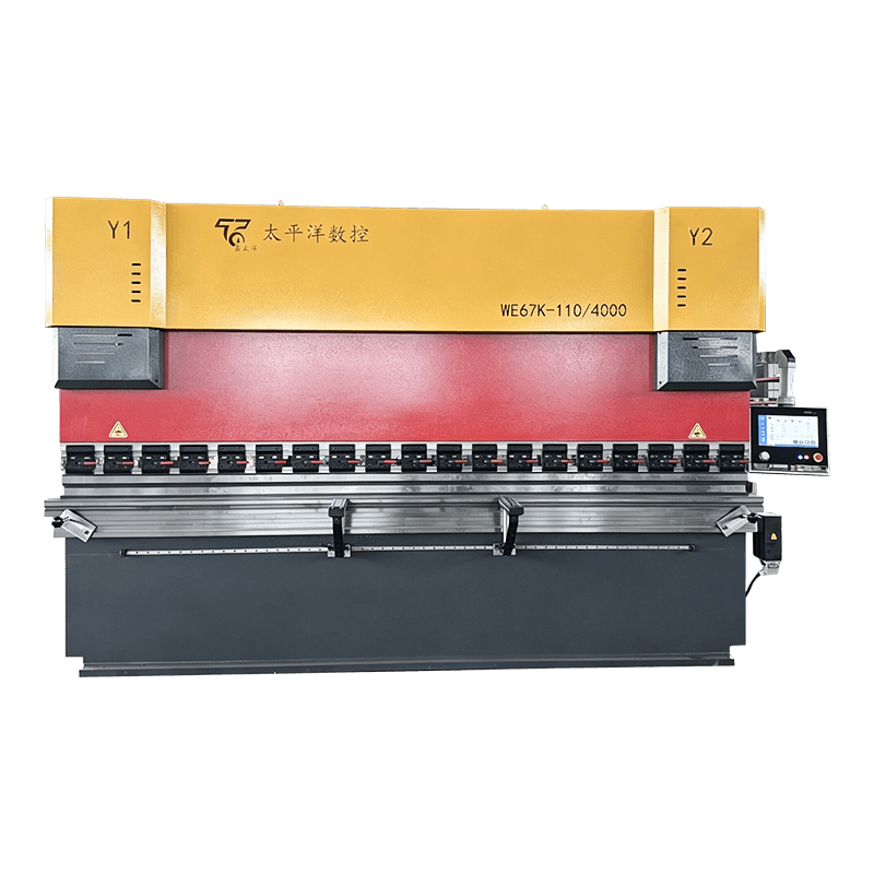 Máquina dobradeira hidráulica de chapa metálica CNC servo eletro-hidráulica série WE67K